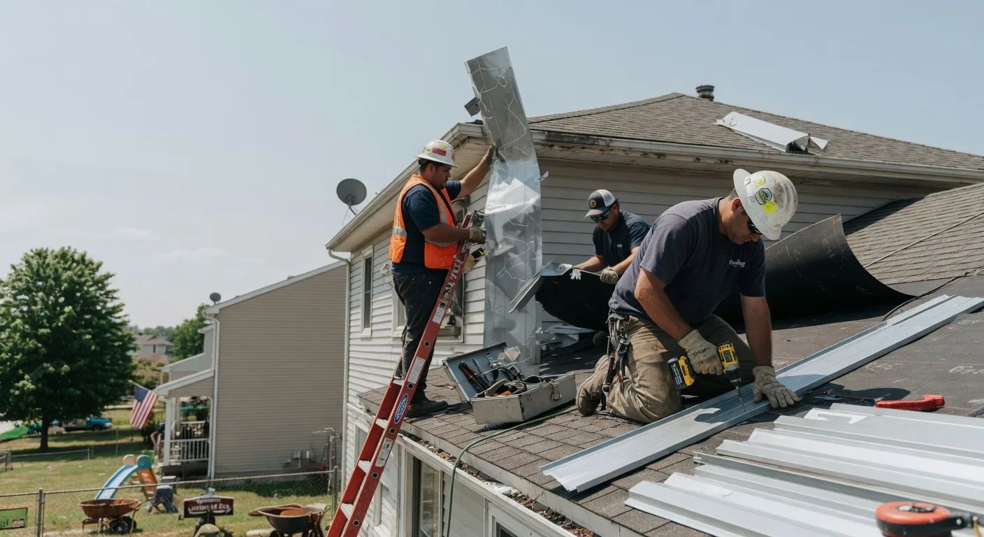 Metal Roof Repair in Rock City Falls, NY